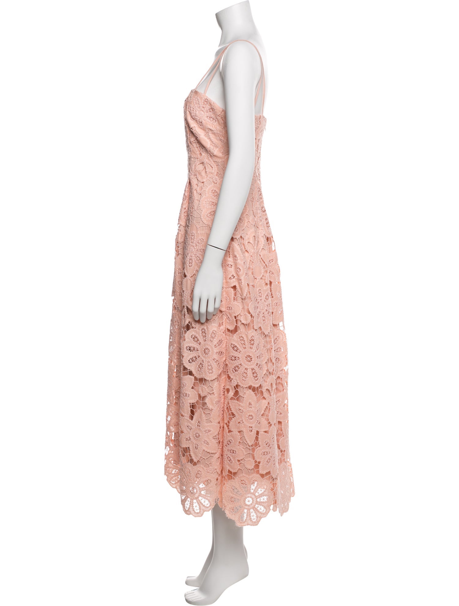 lela rose pink lace dress Lela Rose Dresses