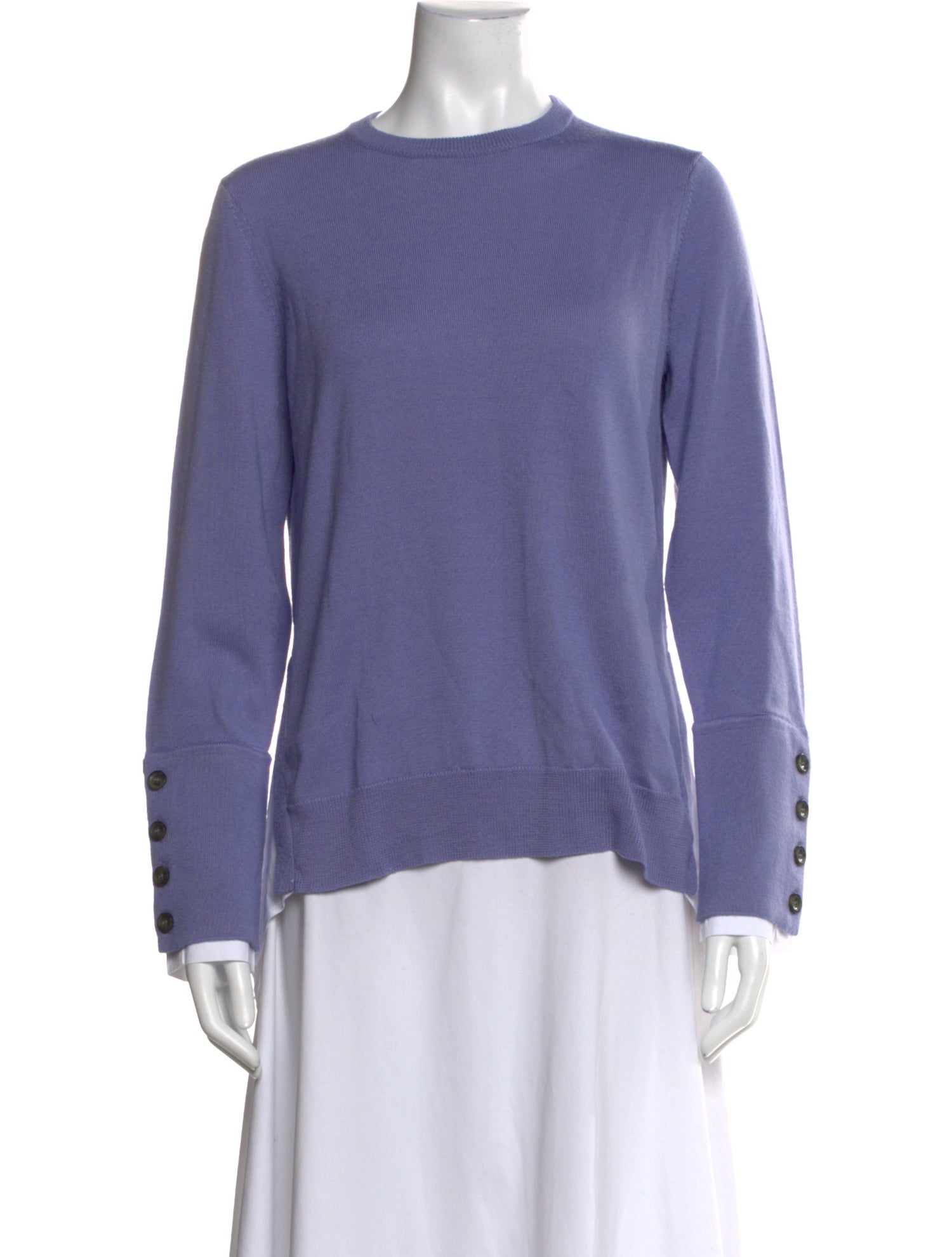 Pearl by Lela Rose Wool Crew Neck Sweater w/ Tags