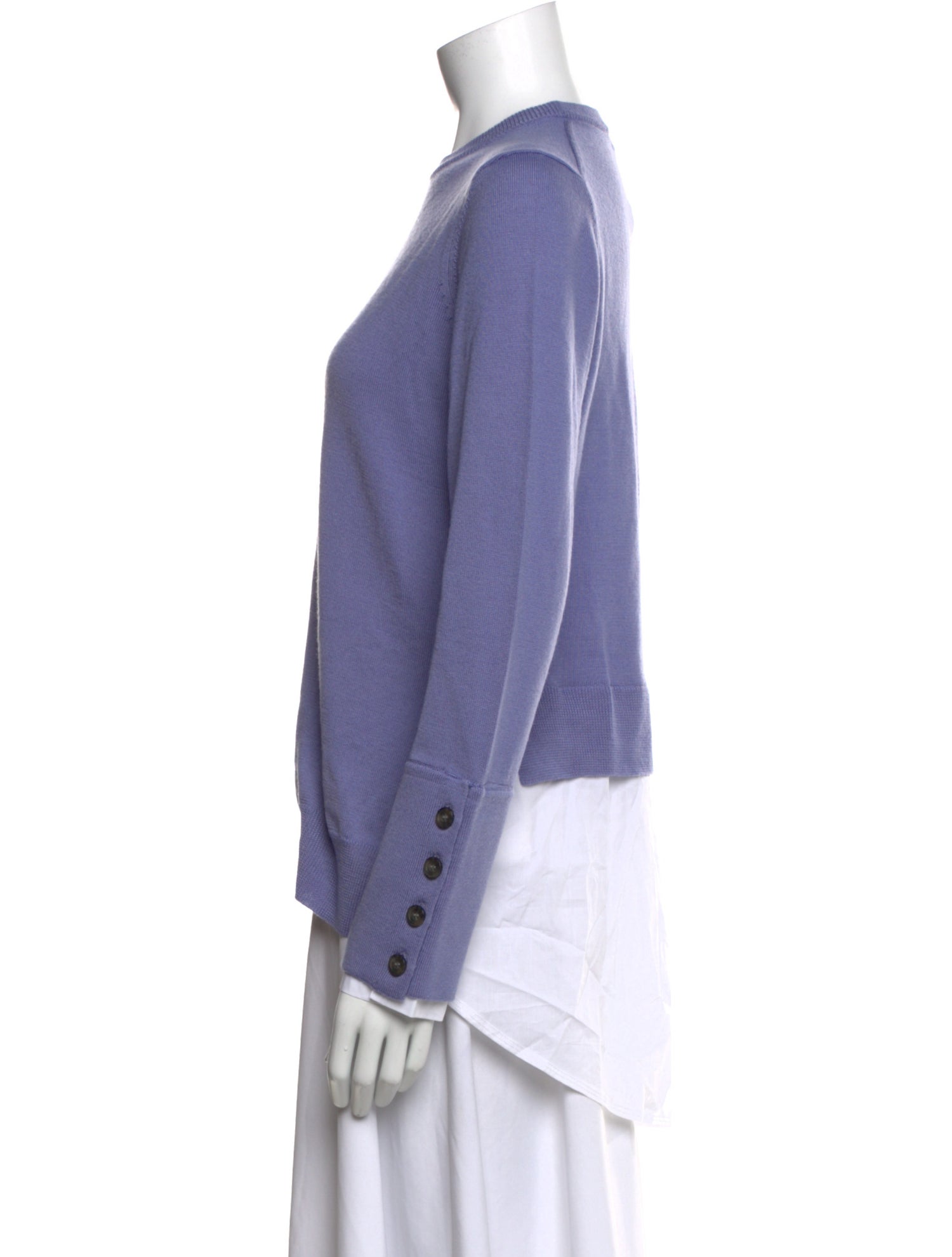 Pearl by Lela Rose Wool Crew Neck Sweater w/ Tags