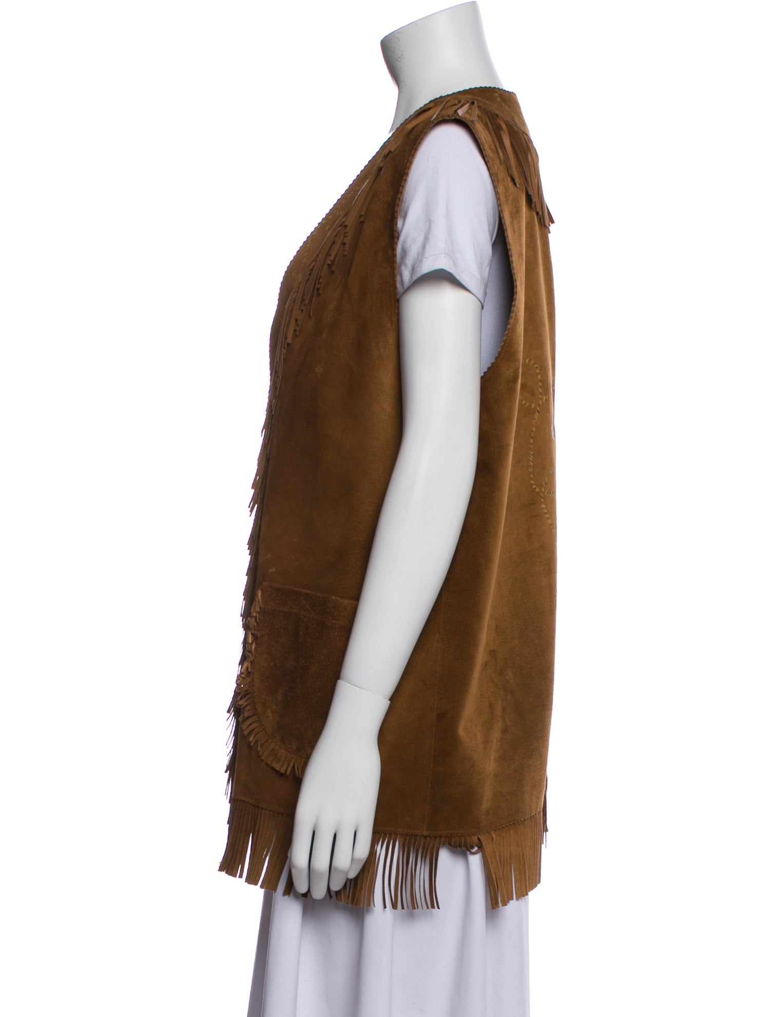 Patricia Wolf Graphic Print Vest