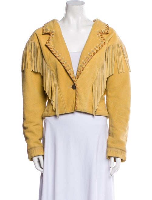 Patricia Wolf Leather Biker Jacket