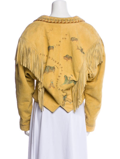 Patricia Wolf Leather Biker Jacket