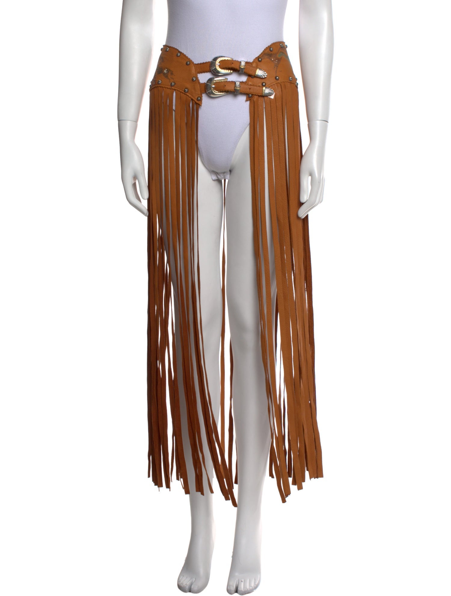 Patricia Wolf Printed Midi Length Skirt