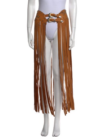 Patricia Wolf Printed Midi Length Skirt