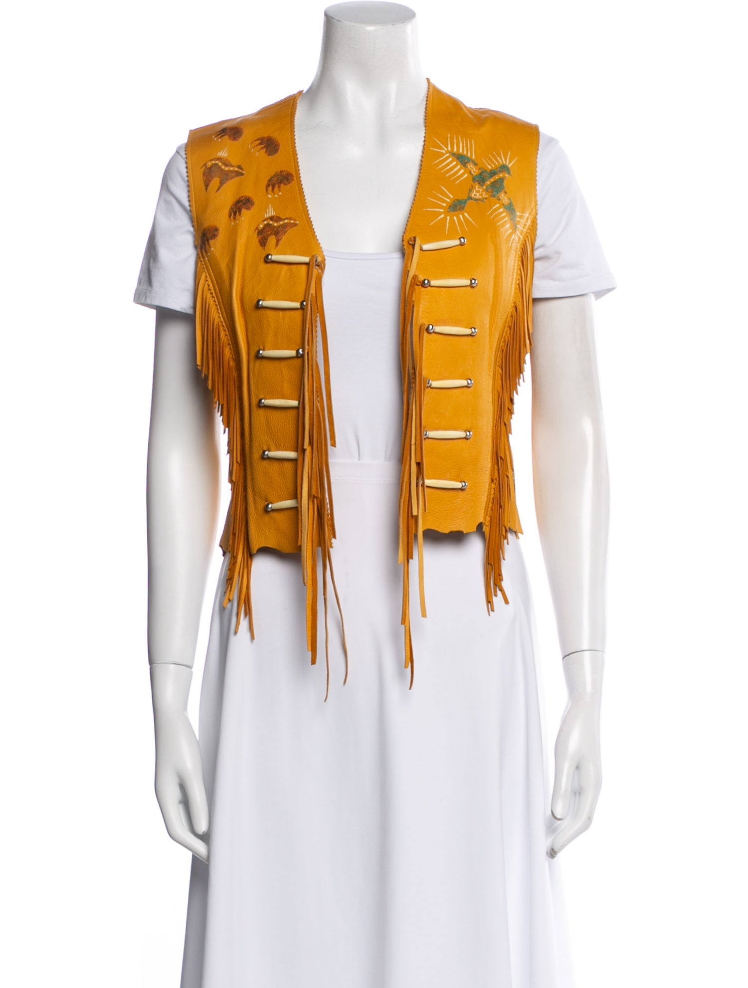 Patricia Wolf Striped Vest