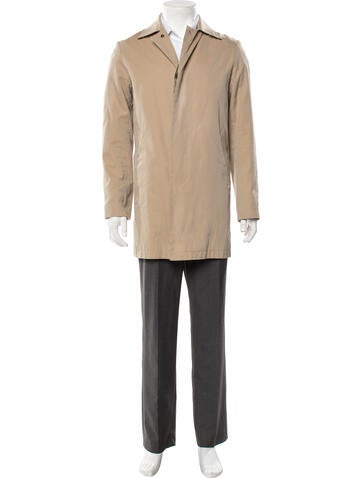 Pre-owned Private White V.c. Coat In Neutral