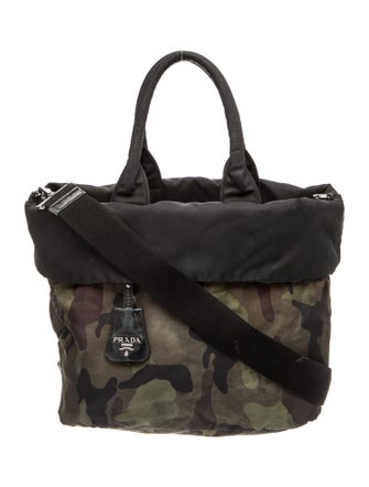 Prada Tessuto Camo Reversible Tote