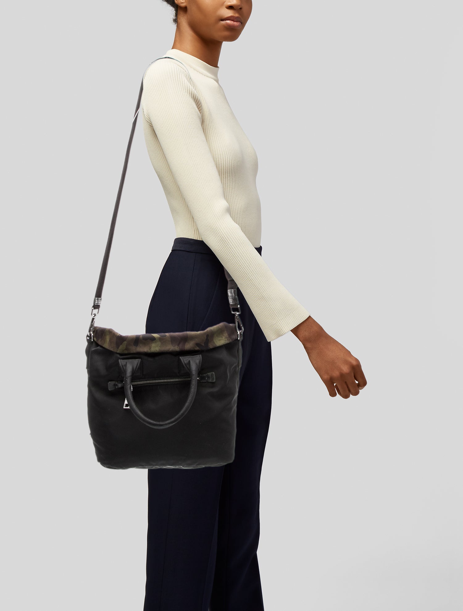 Prada Tessuto Camo Reversible Tote