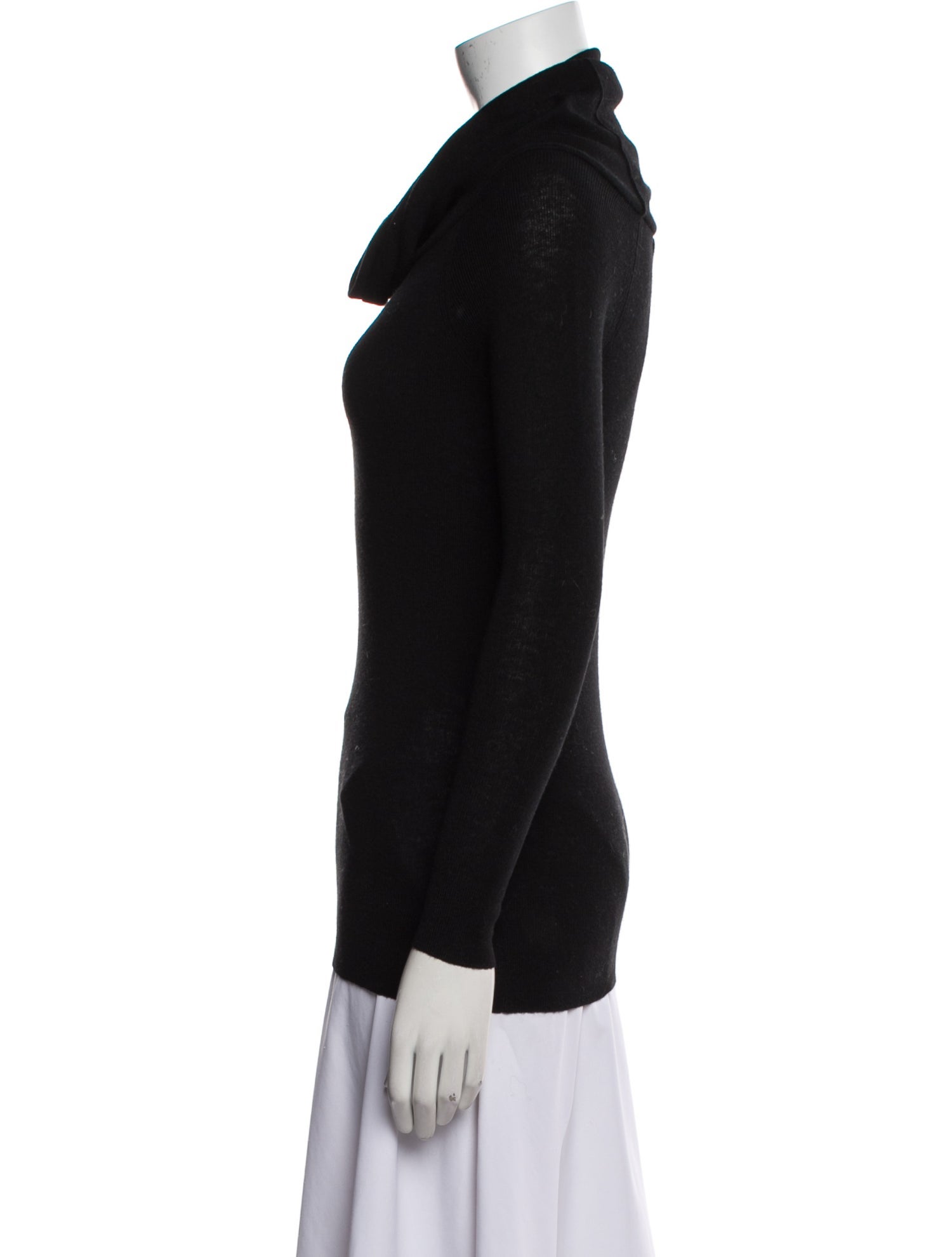 Pixie Market Cowl Neck Long Sleeve Top