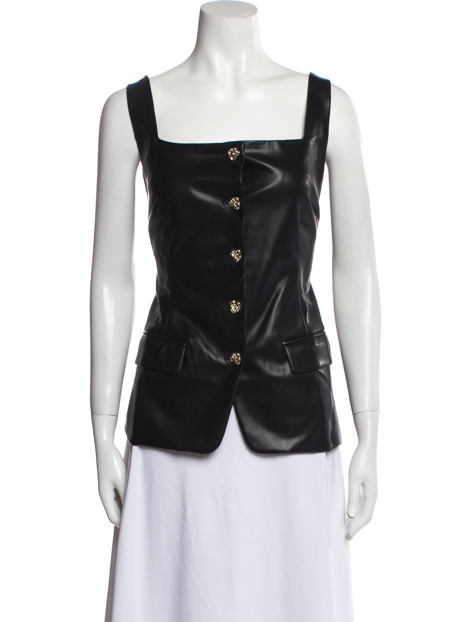 Pixie Market Square Neckline Sleeveless Top w/ Tags