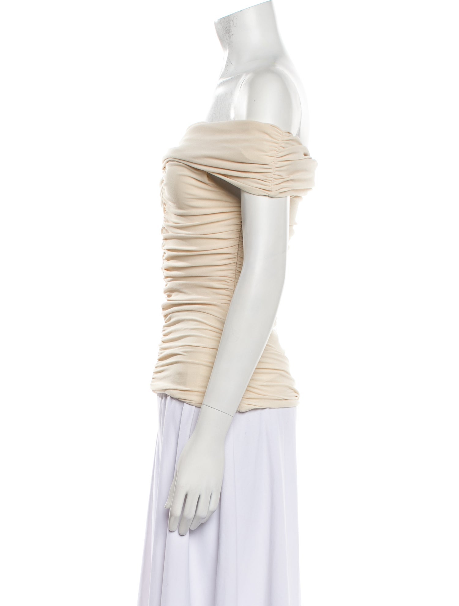 Pixie Market Off-The-Shoulder Short Sleeve Top