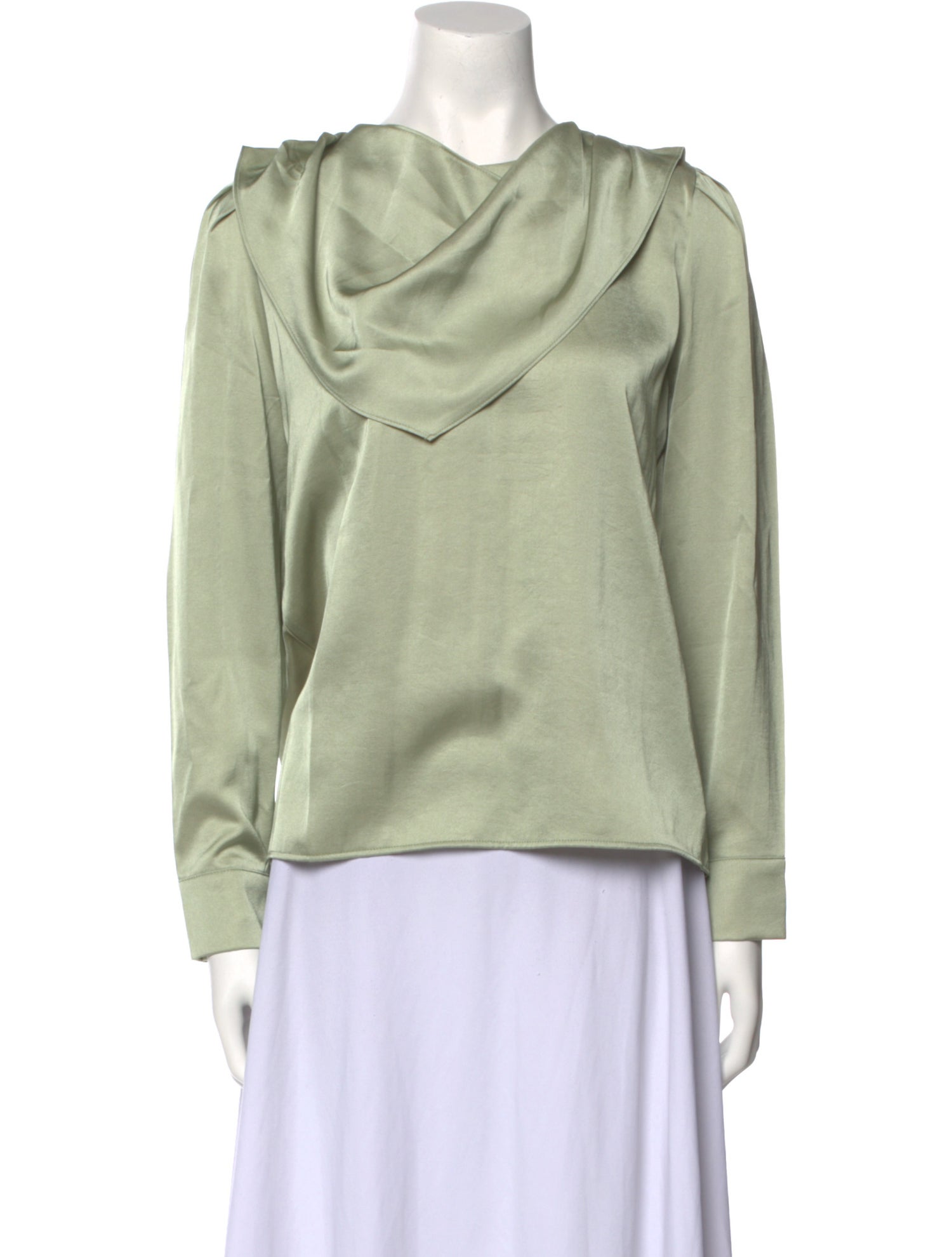 Pixie Market Cowl Neck Long Sleeve Sweatshirt