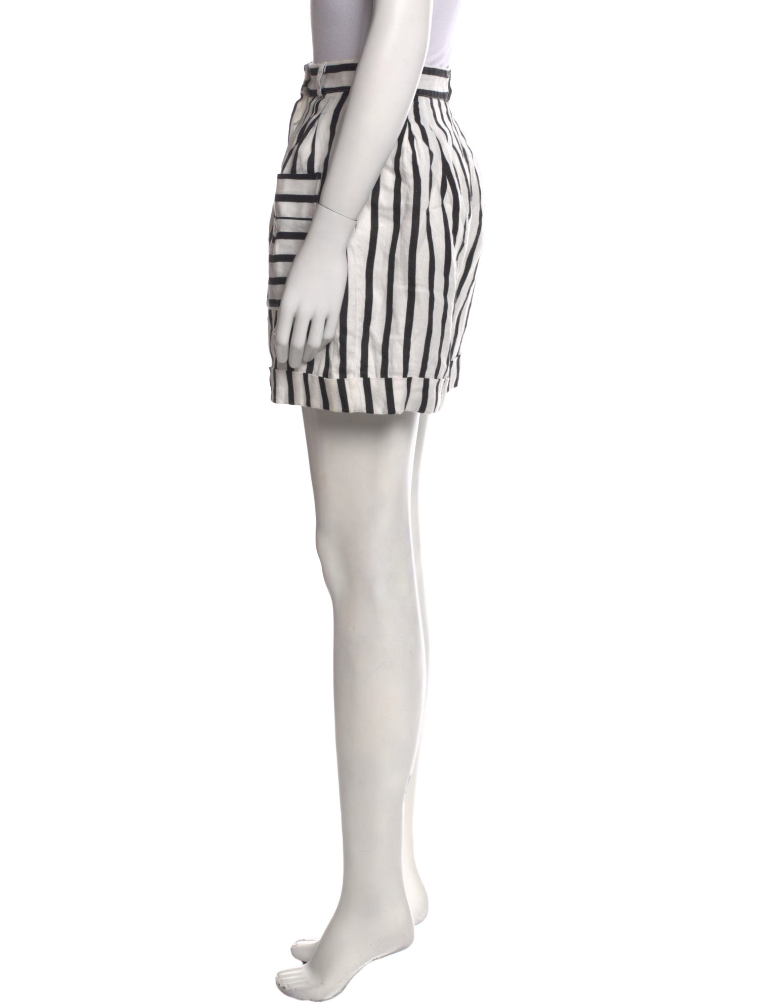 Pixie Market Striped Mini Shorts