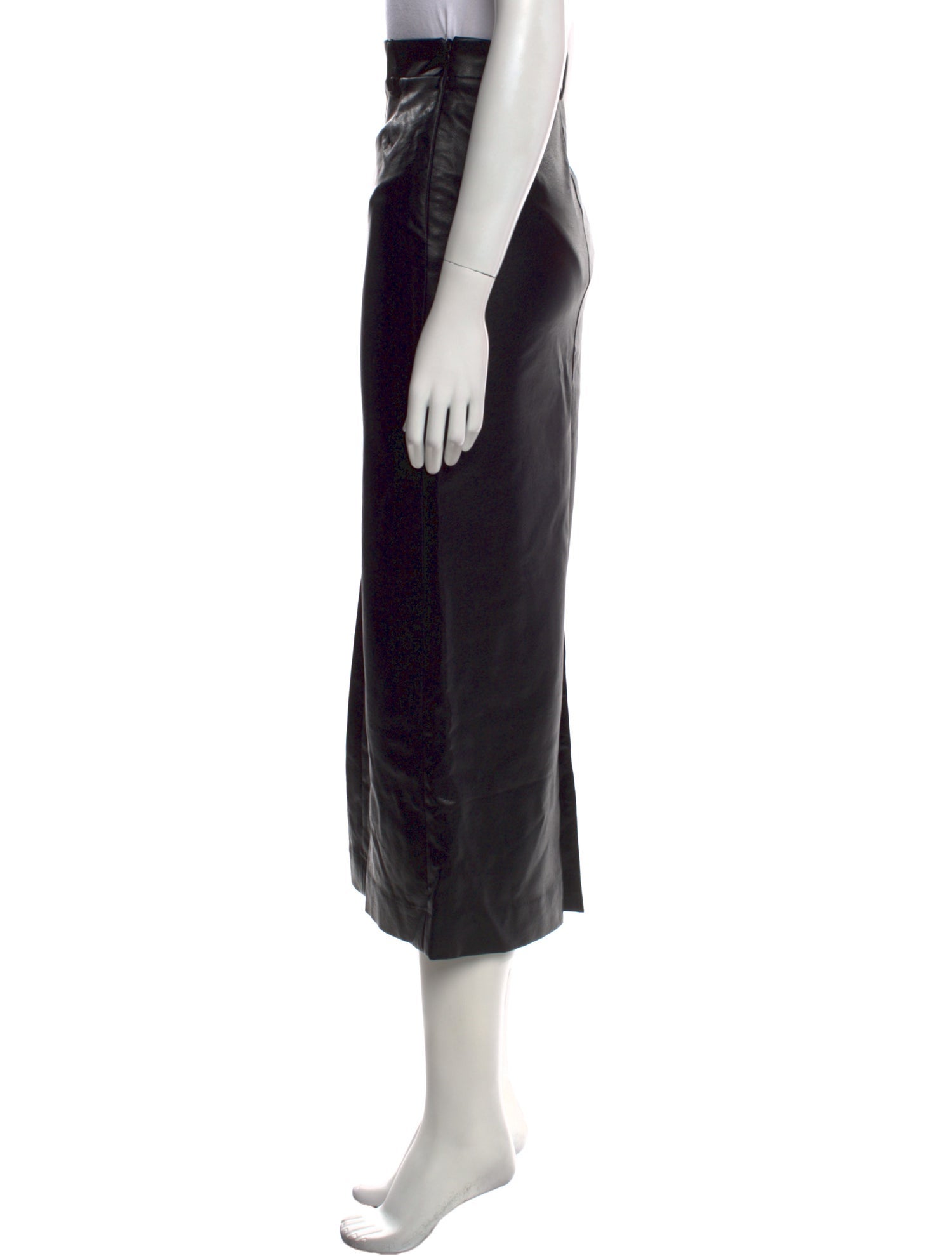 Pixie Market Faux Leather Midi Length Skirt w/ Tags