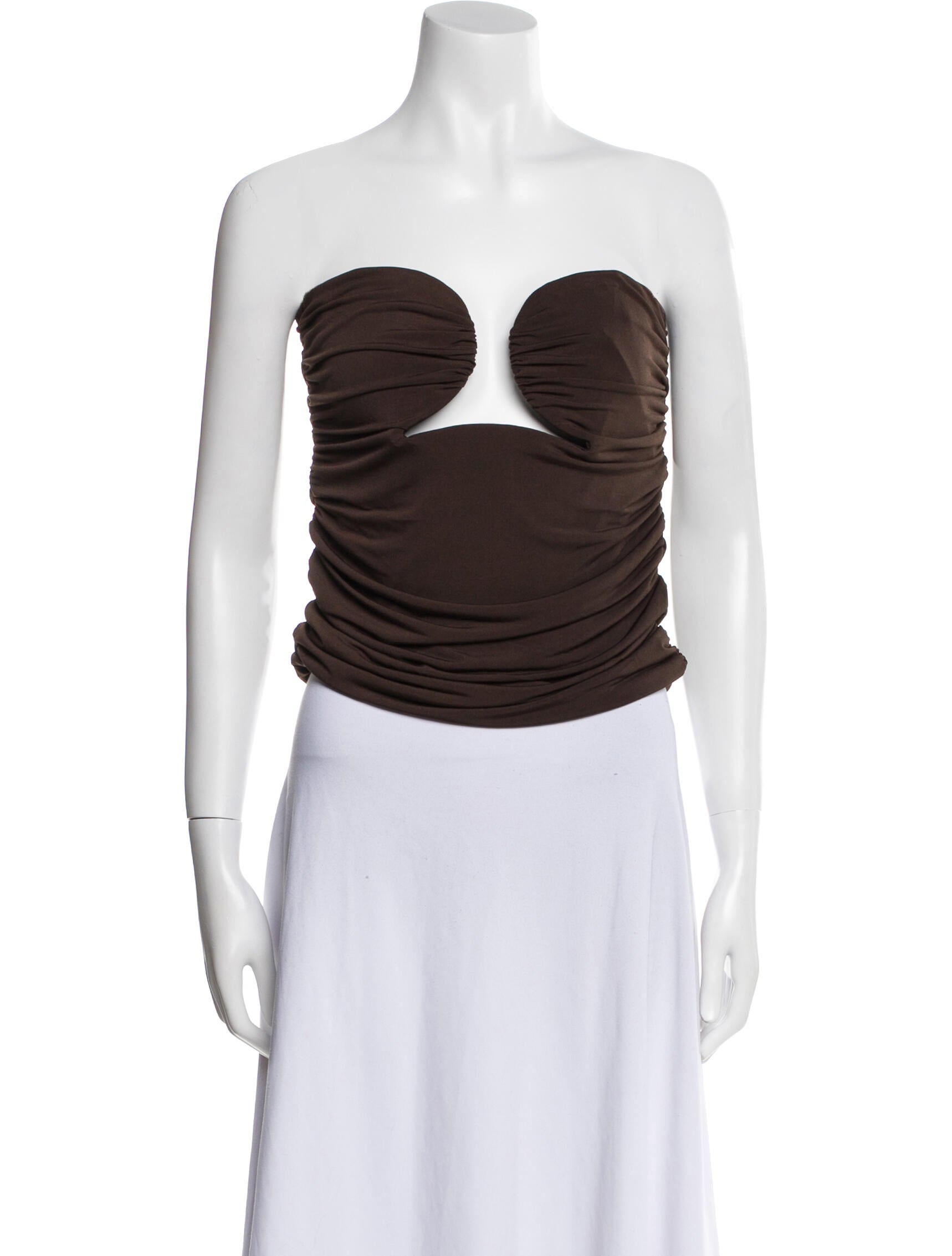 Pixie Market Strapless Crop Top w/ Tags