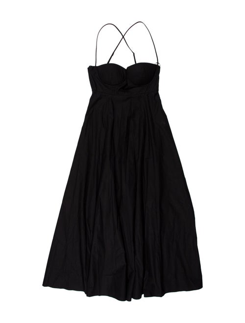 Pixie Market Square Neckline Midi Length Dress