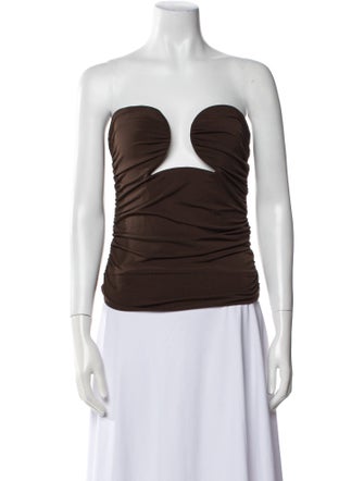 Pixie Market Strapless Crop Top