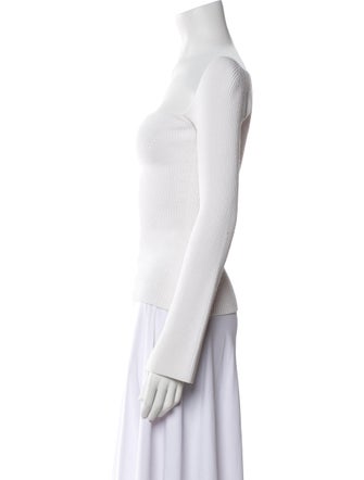 Pixie Market Square Neckline Long Sleeve Crop Top