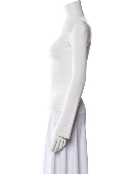 Pixie Market Square Neckline Long Sleeve Crop Top