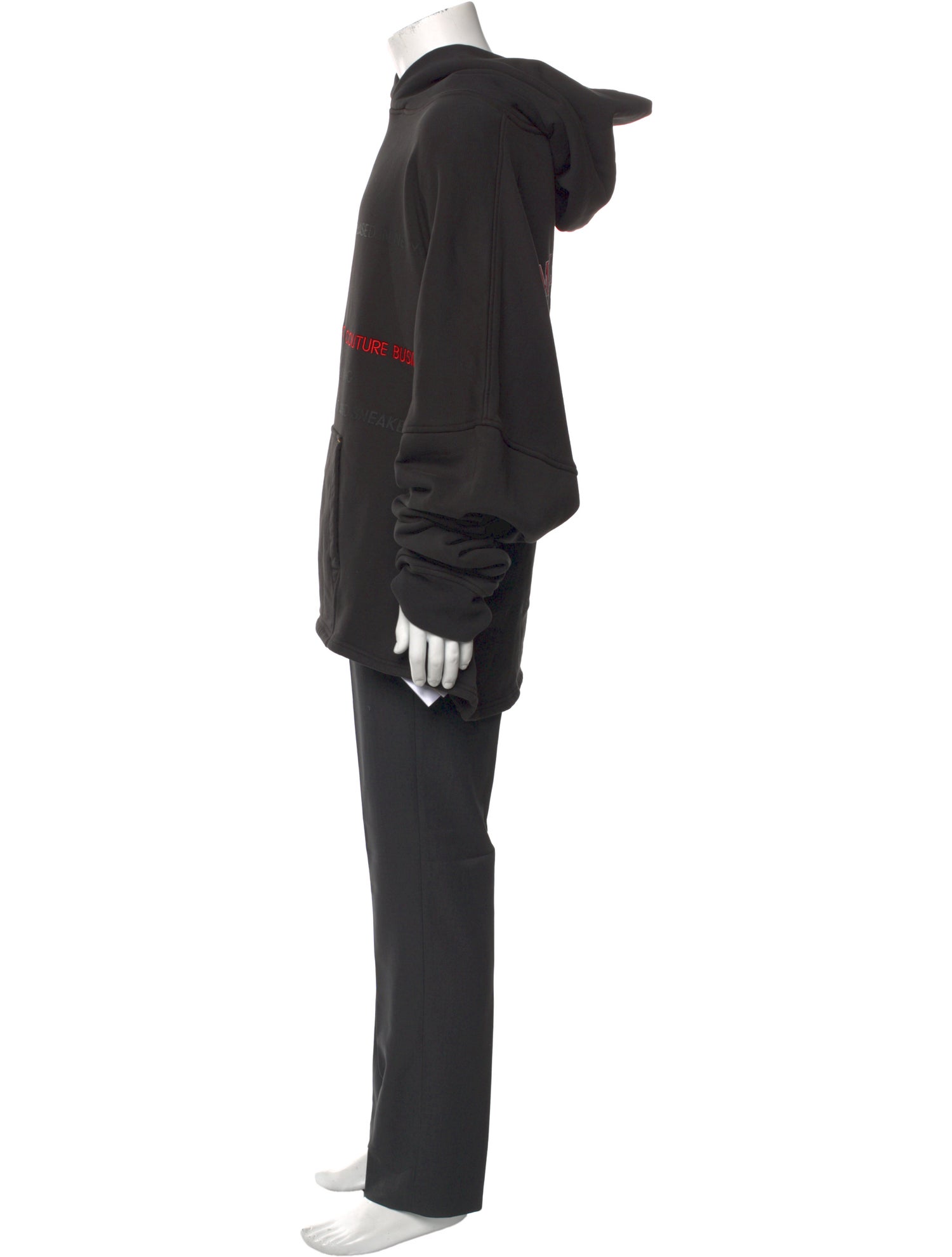 Pyer Moss Graphic Print Crew Neck Hoodie