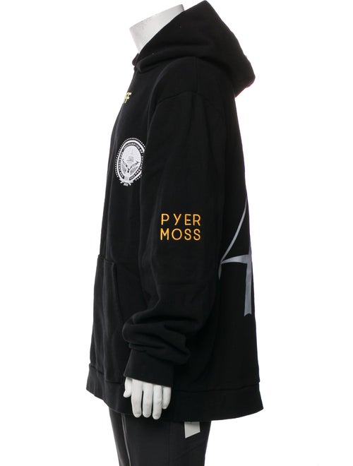 Pyer Moss Graphic Print Crew Neck Hoodie