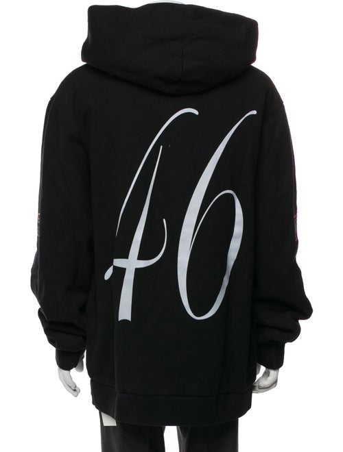 Pyer Moss Graphic Print Crew Neck Hoodie