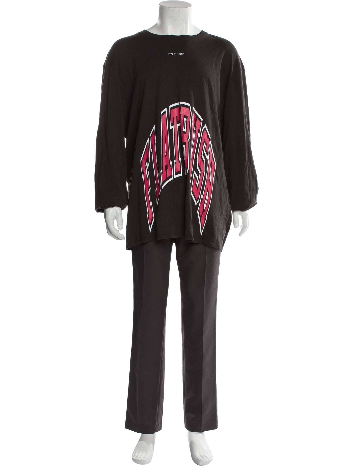 Pyer Moss Graphic Print Crew Neck T-Shirt