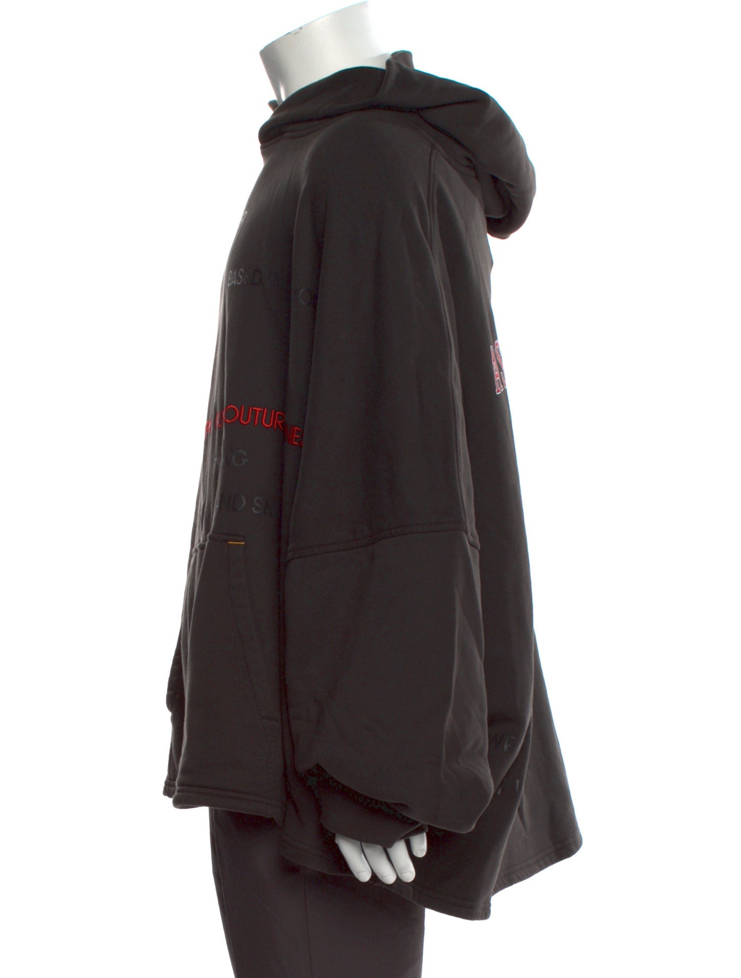 Pyer Moss Graphic Print Crew Neck Hoodie