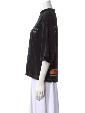 Pyer Moss Graphic Print Crew Neck Sweatshirt