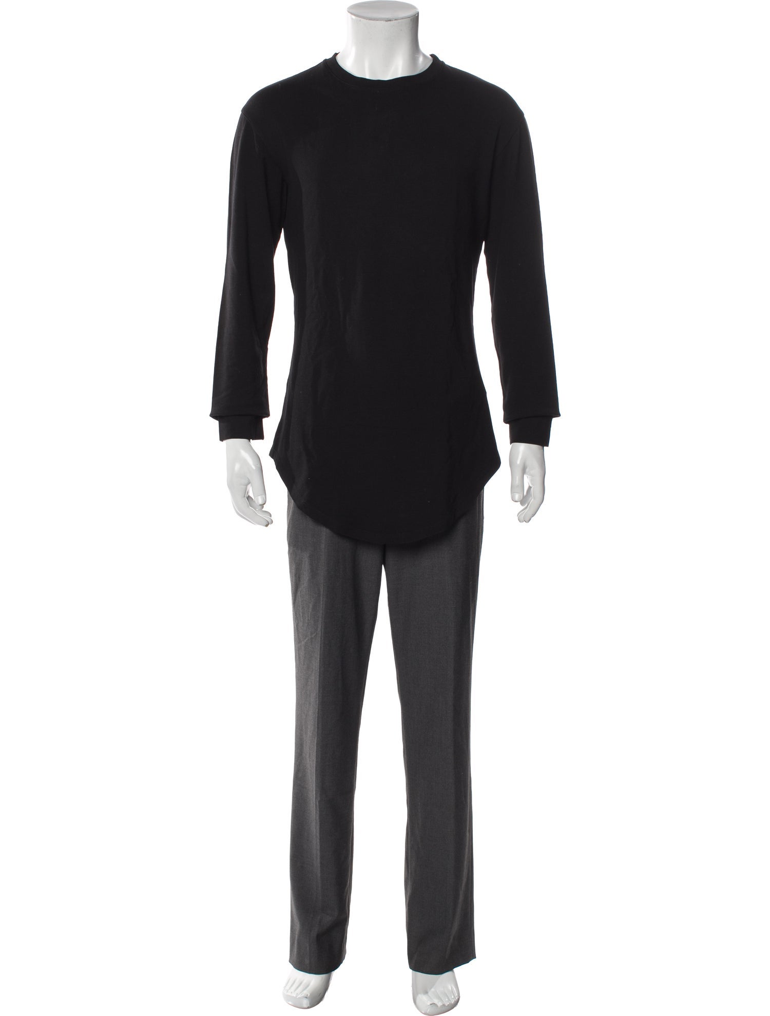 Pyer Moss Scoop Neck Long Sleeve T-Shirt