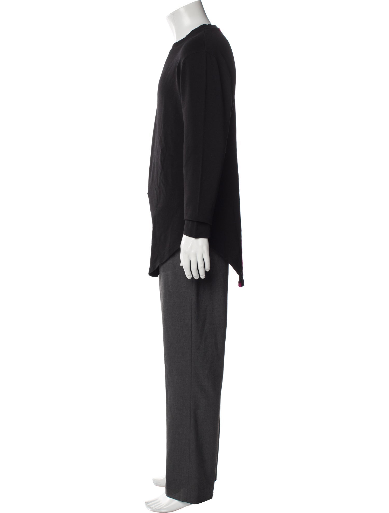 Pyer Moss Scoop Neck Long Sleeve T-Shirt