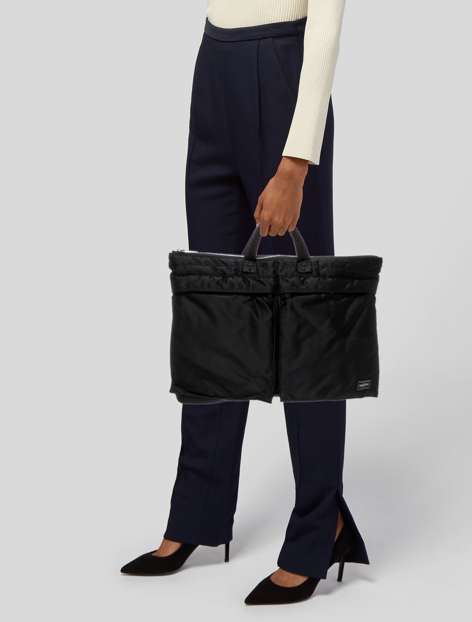 Porter-Yoshida & Co. Nylon Top Handle Bag