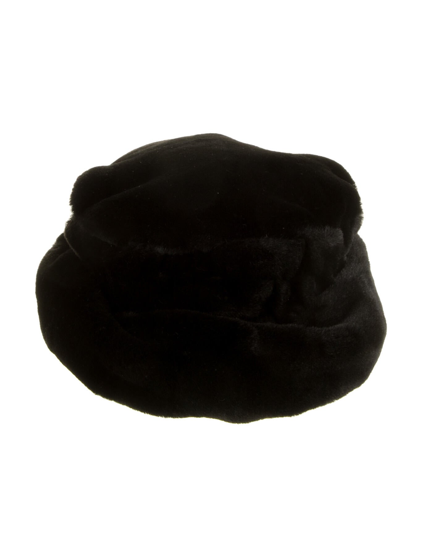 Preston \u0026 York Faux Fur Hat - Black 