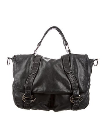 Khirma Eliazov Stingray & Python Accented Messenger Bag