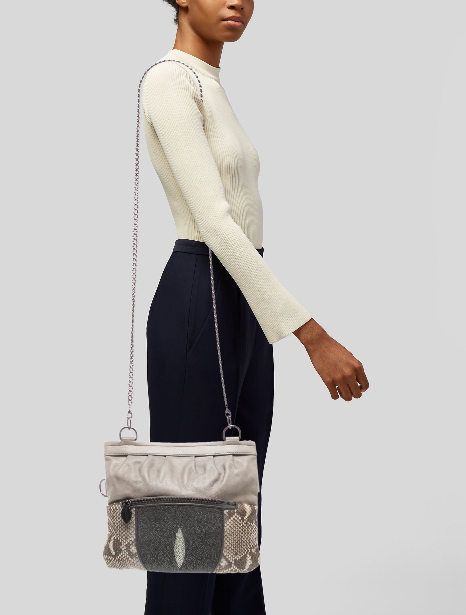 Khirma Eliazov Leather Messenger Bag