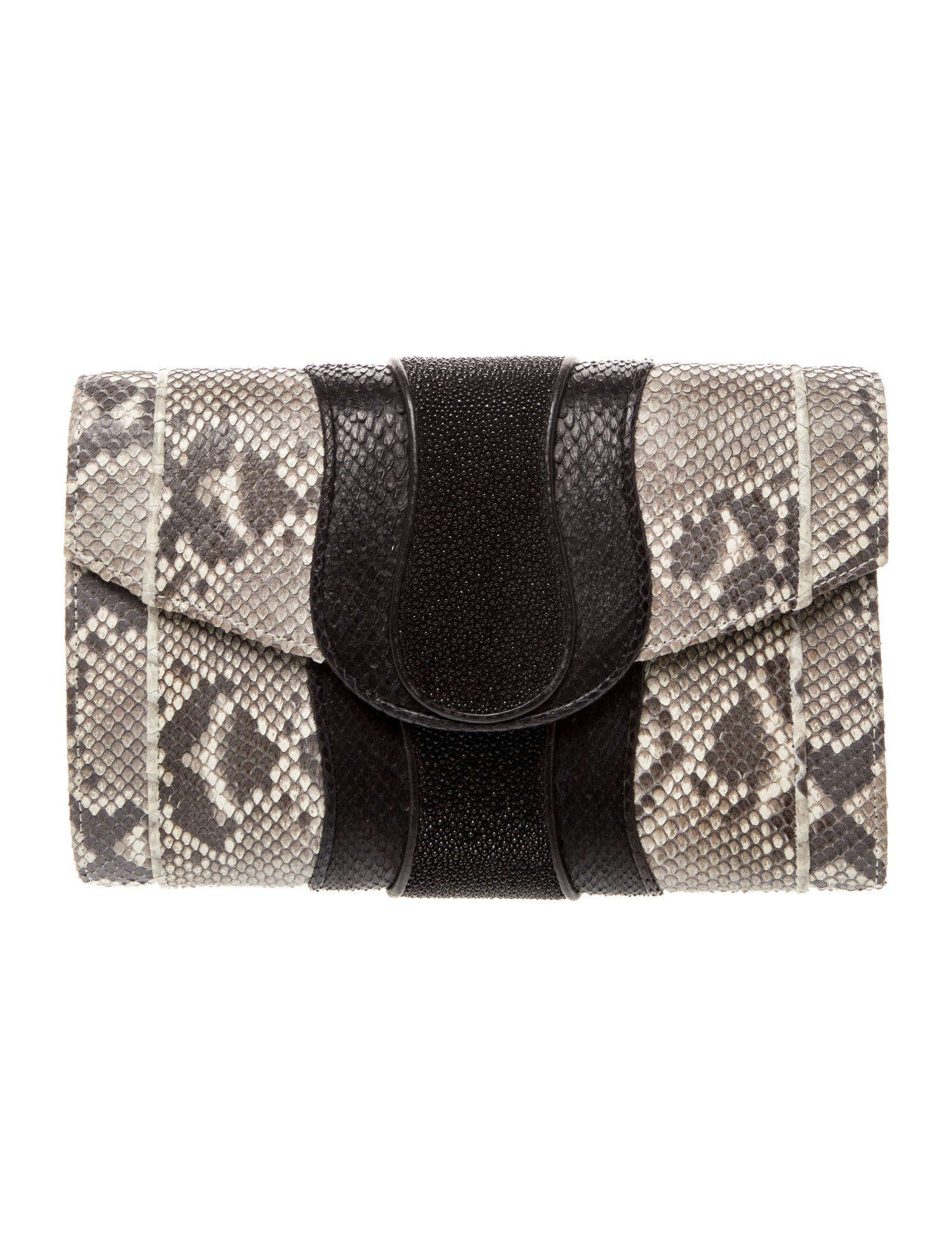 Khirma Eliazov Snakeskin Clutch