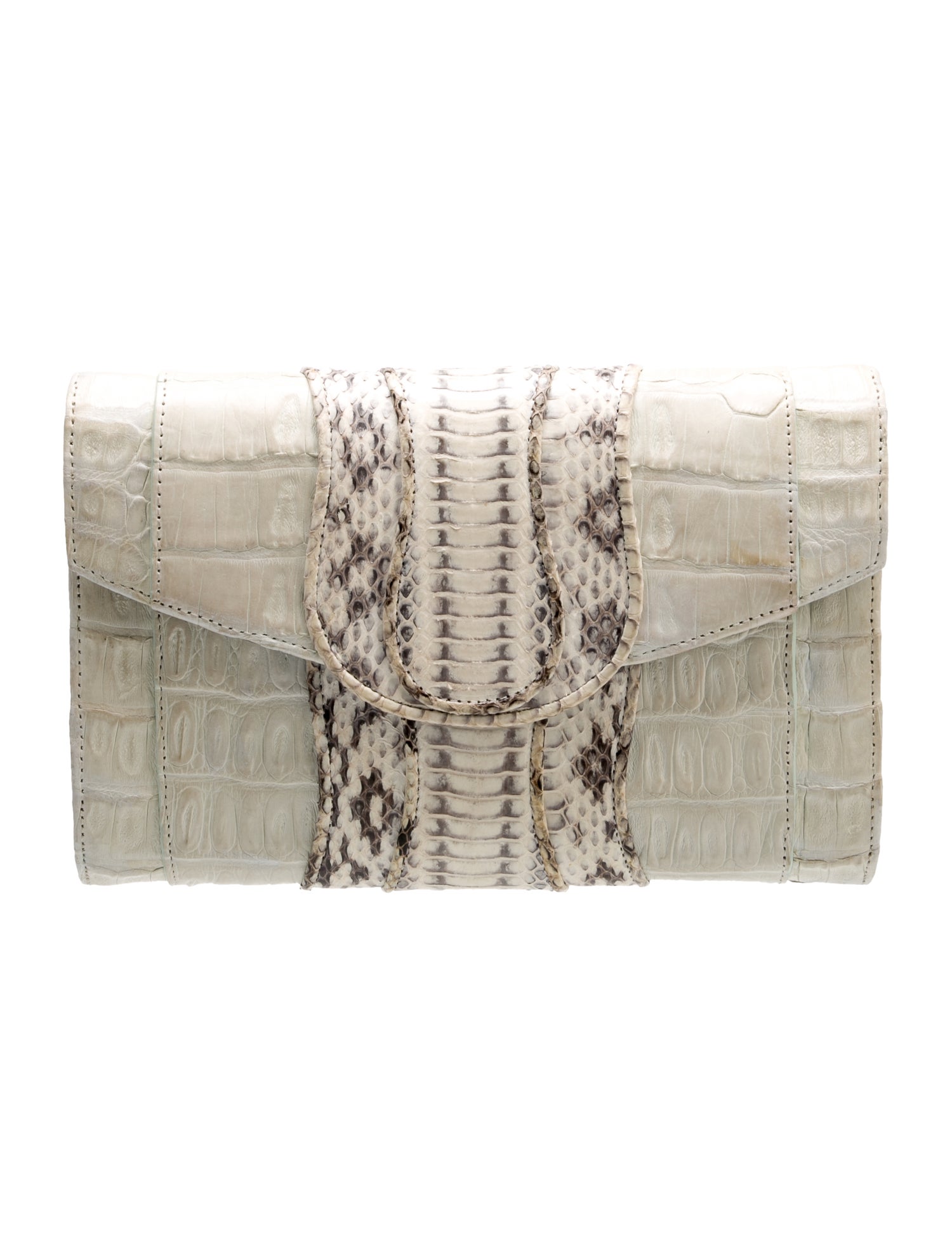 Khirma Eliazov Embossed Leather Crossbody Bag