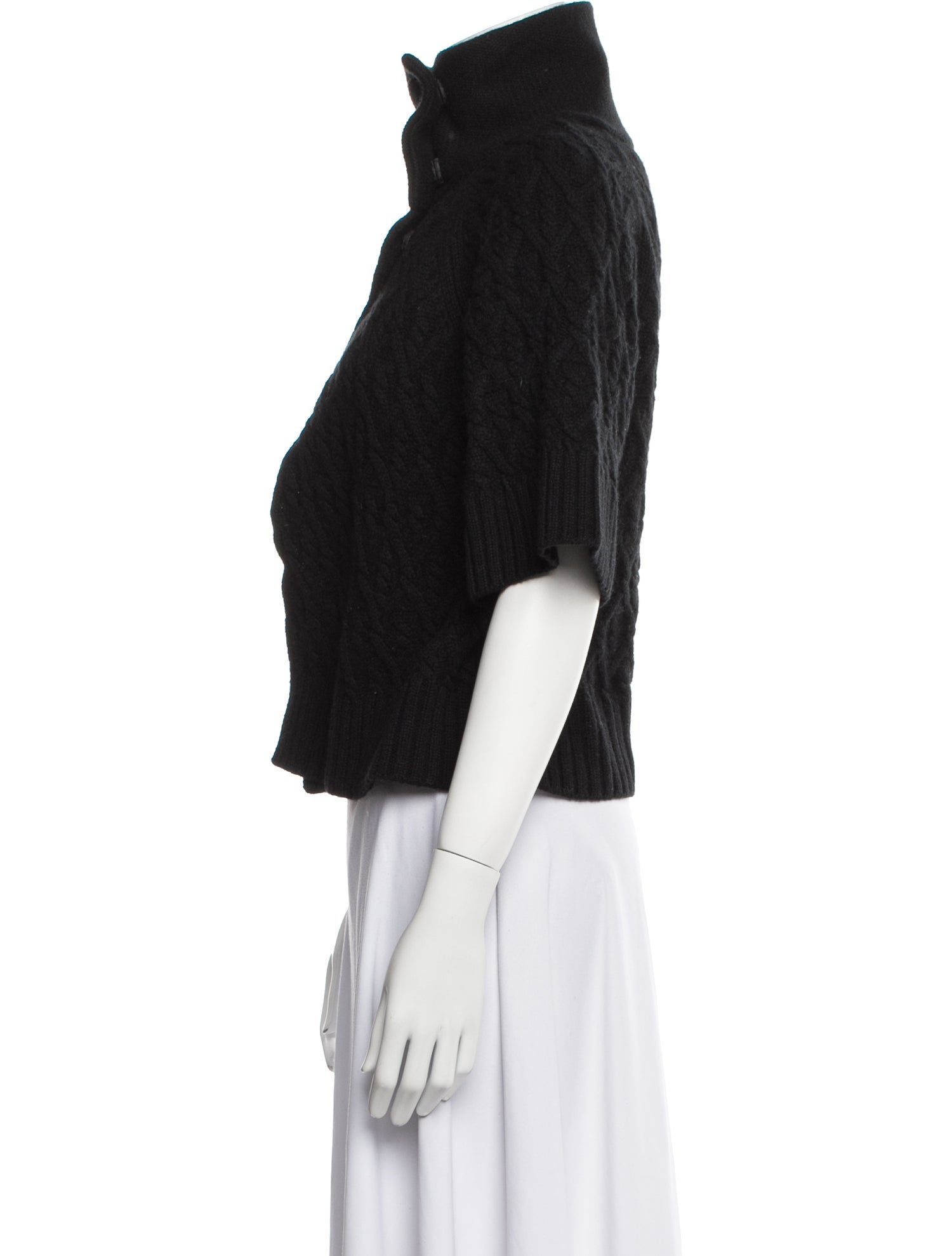 Qi Cashmere Cashmere Mock Neck Sweater