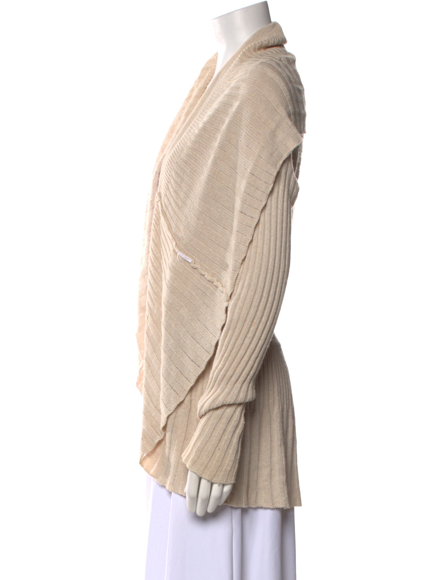 Qi Cashmere Open Front Sweater