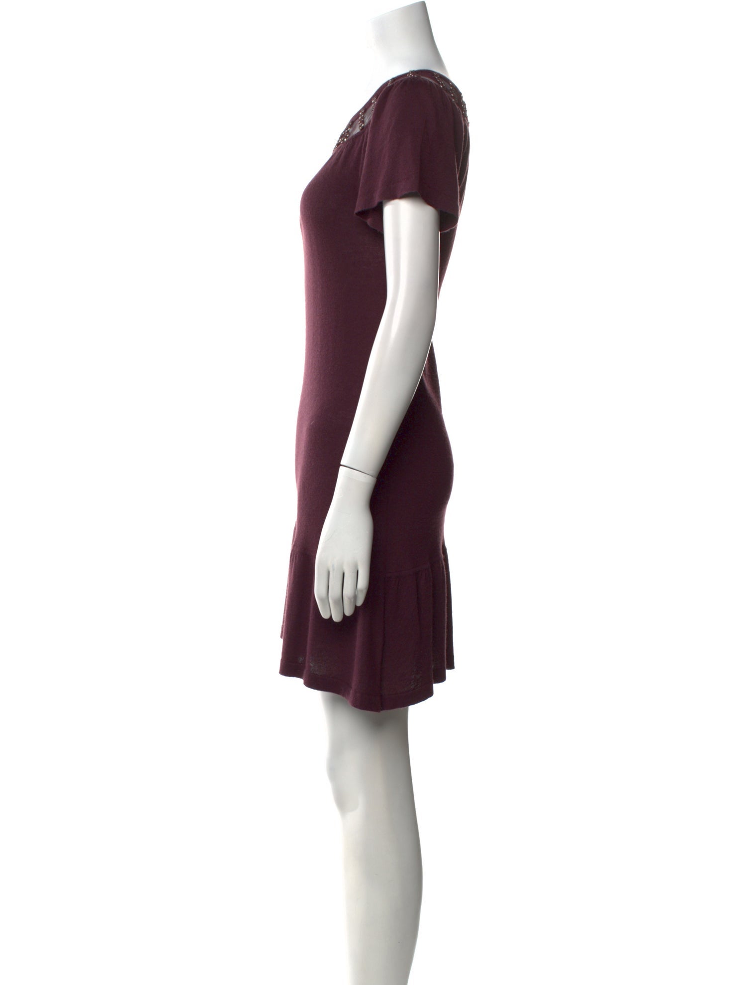 Qi Cashmere Silk Mini Dress