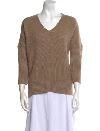 Qi Cashmere Cashmere V-Neck Sweater