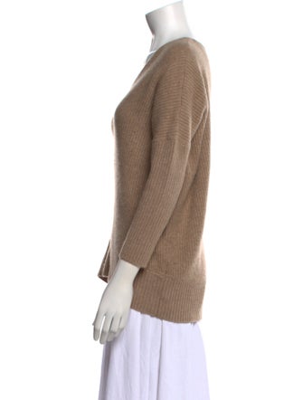 Qi Cashmere Cashmere V-Neck Sweater