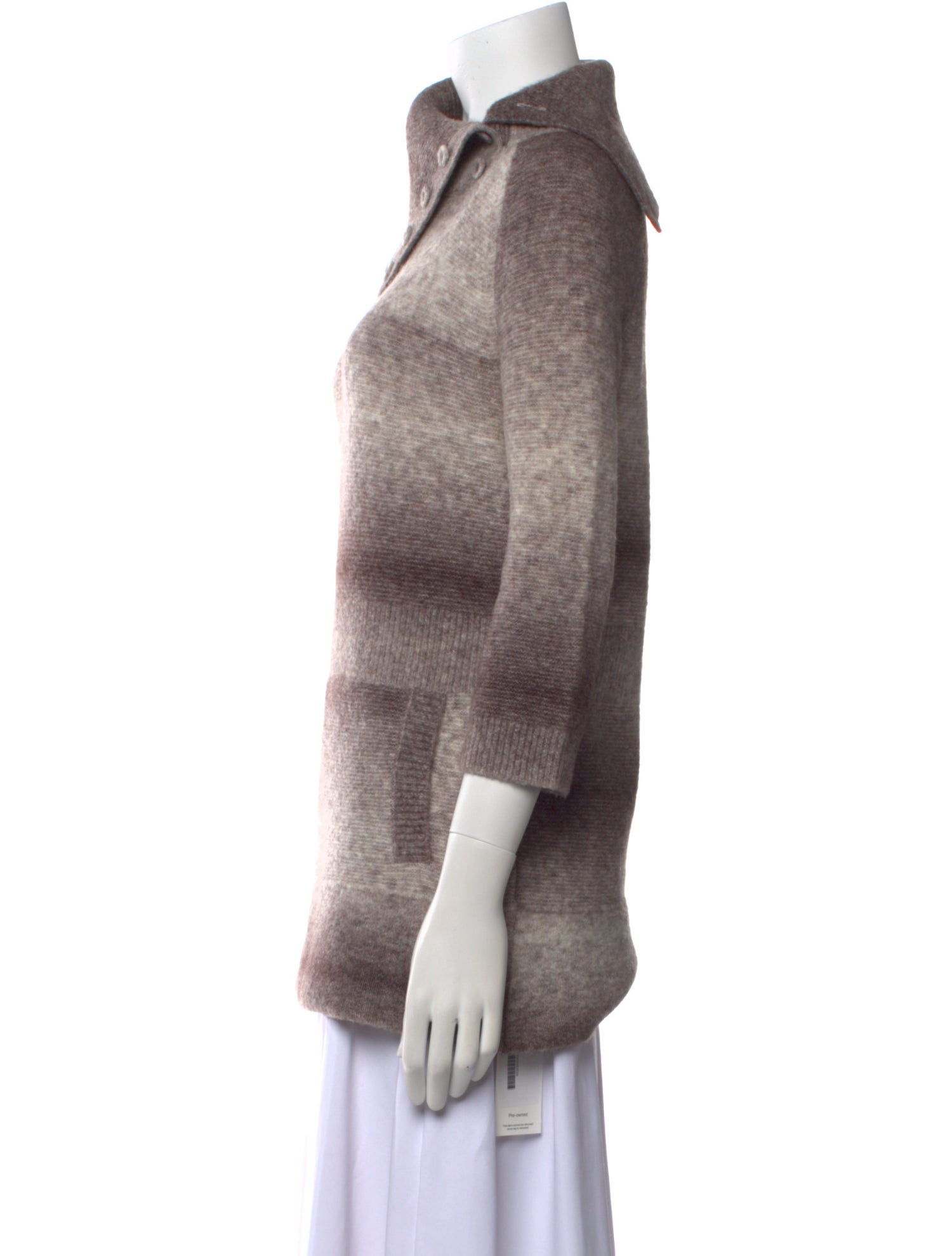 Qi Cashmere Wool Printed Sweater