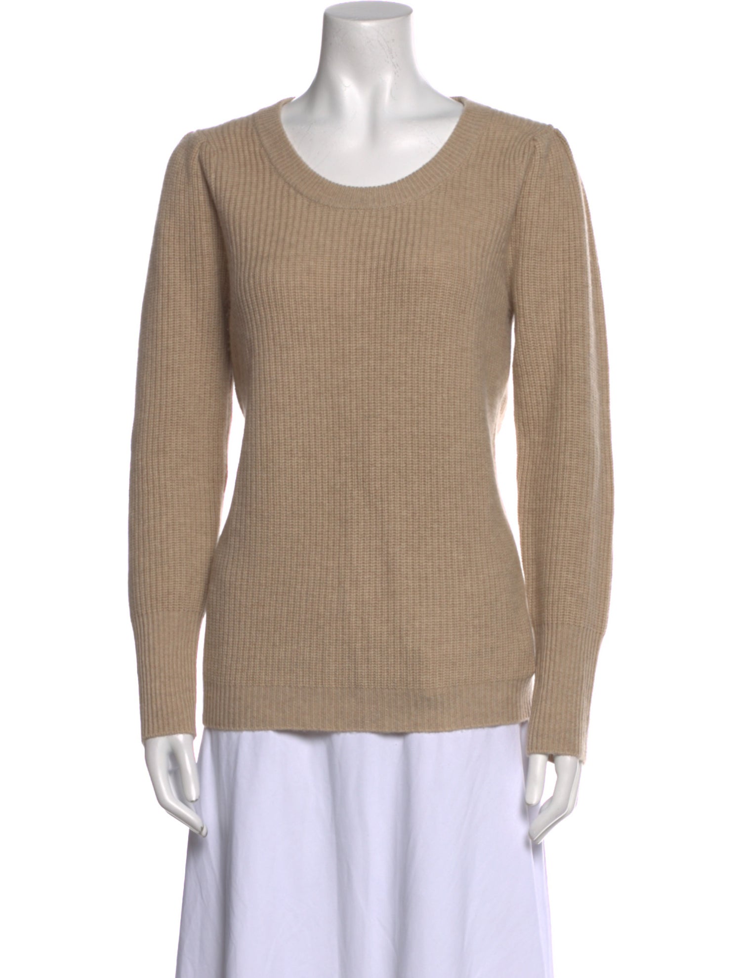 Qi Cashmere Wool Scoop Neck Sweater