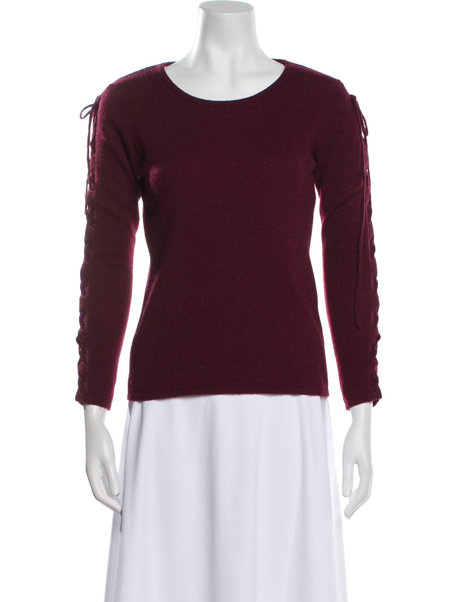 Qi Cashmere Cashmere Scoop Neck Sweater