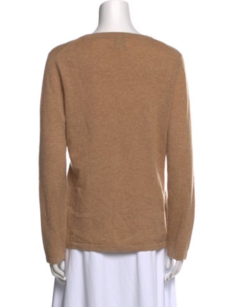 Qi Cashmere Cashmere Scoop Neck Sweater