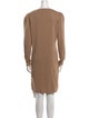 Qi Cashmere Wool Mini Dress