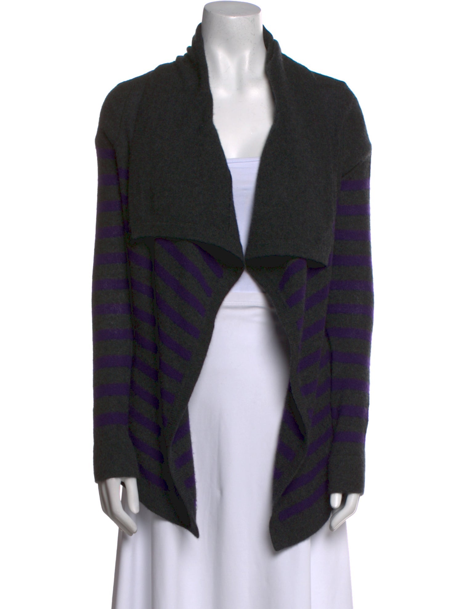 Qi Cashmere Cashmere Striped Sweater