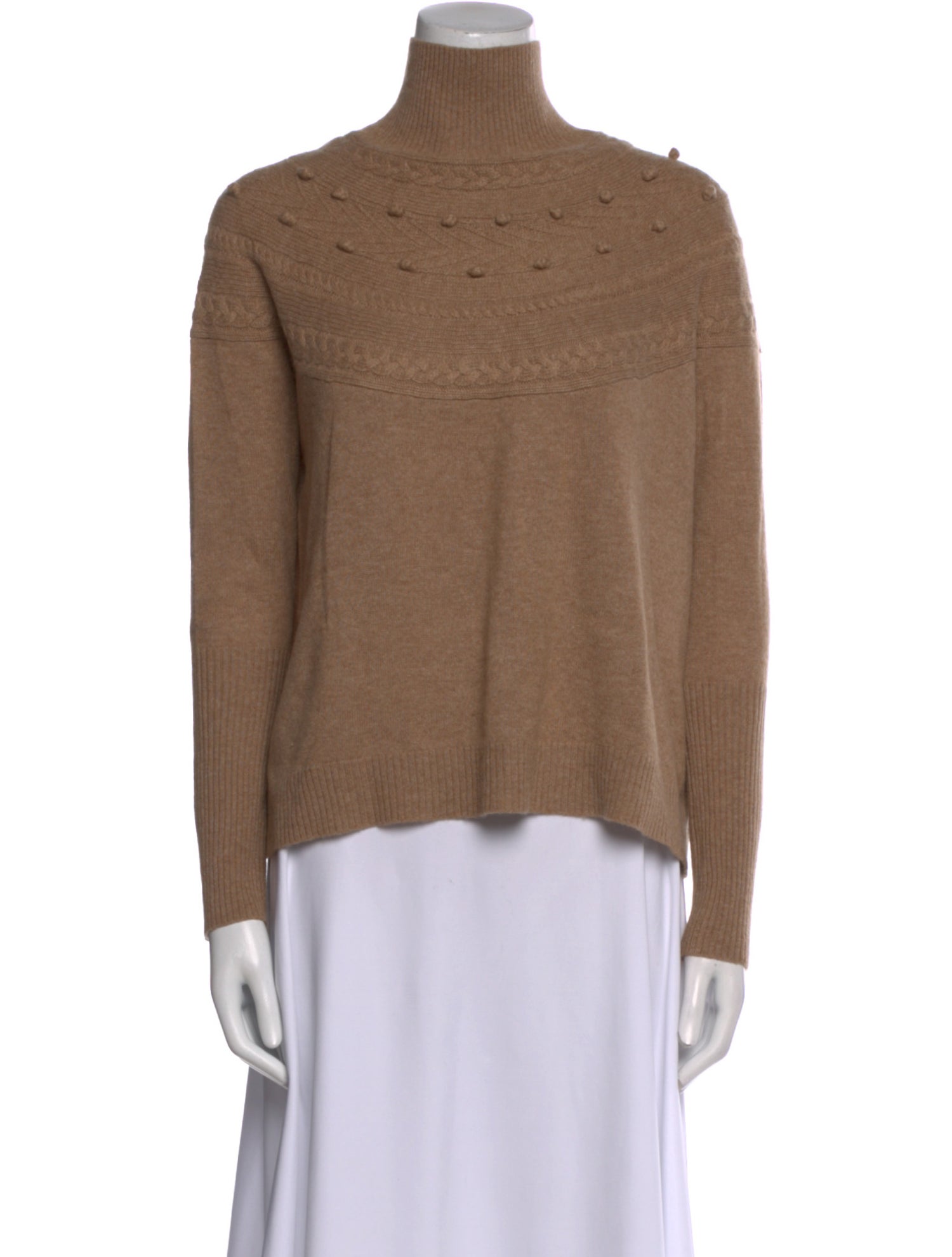 Qi Cashmere Cashmere Turtleneck Sweater