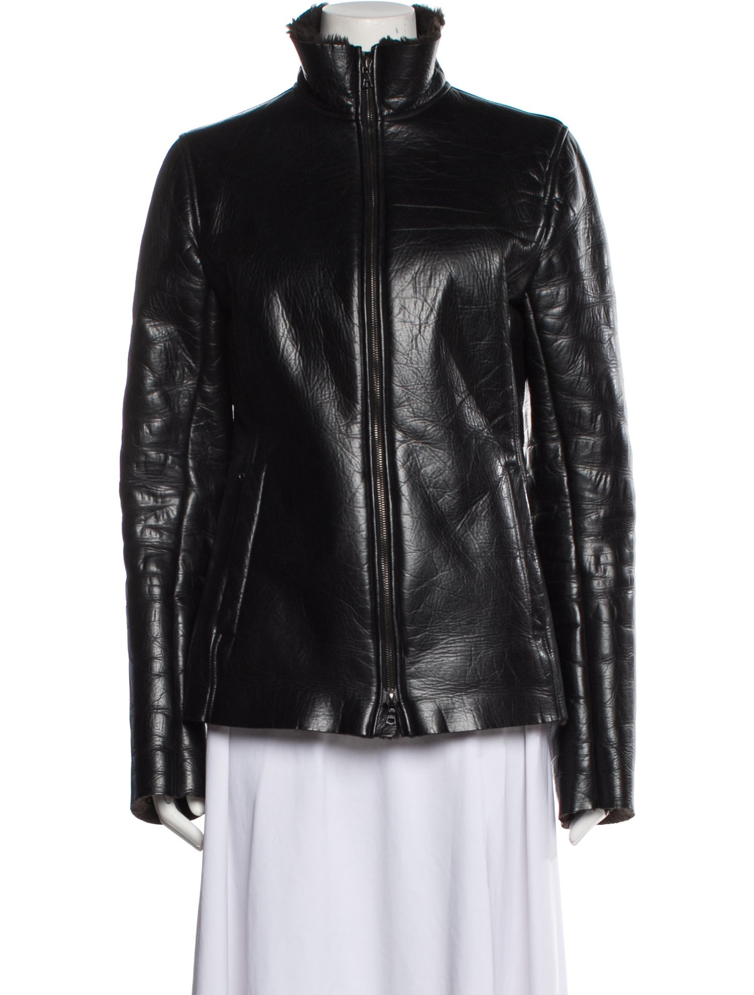 M0851 Leather Biker Jacket